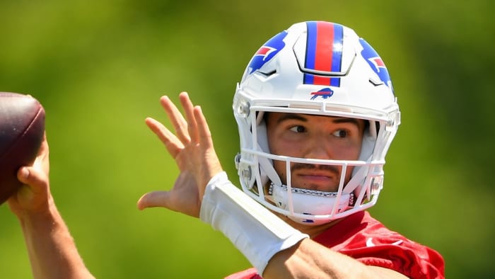 New Bills backup QB Mitchell Trubisky.